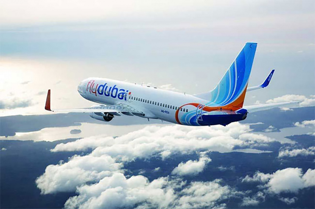 Літак компанії Flydubai