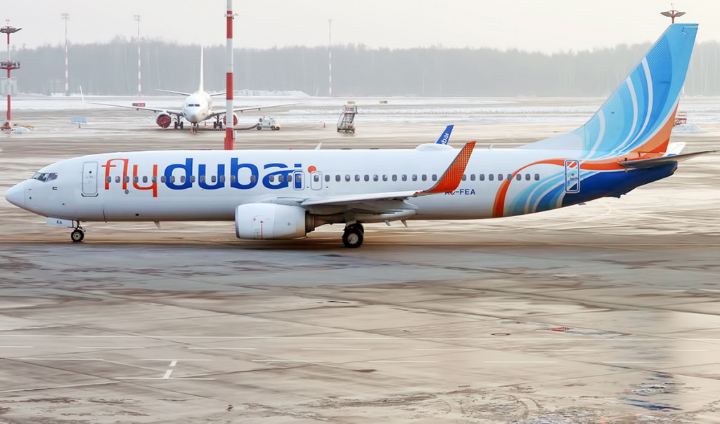 Літак Flydubai в аеропорту