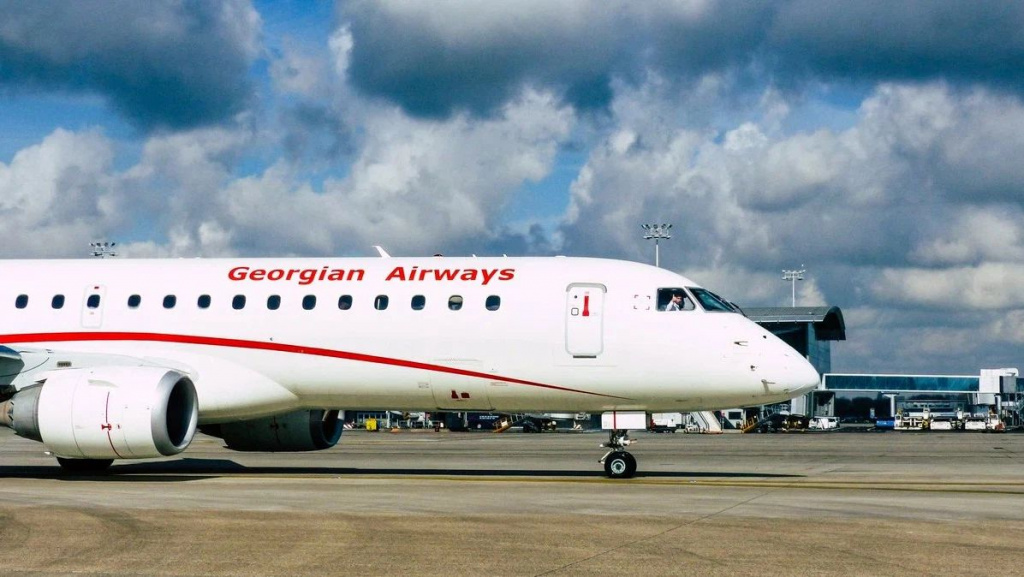 Посадка літака компанії Georgian Airways