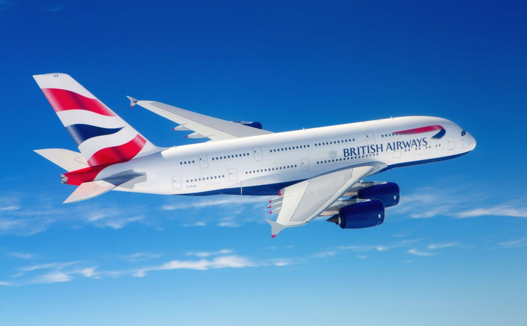 Літак компанії British Airways