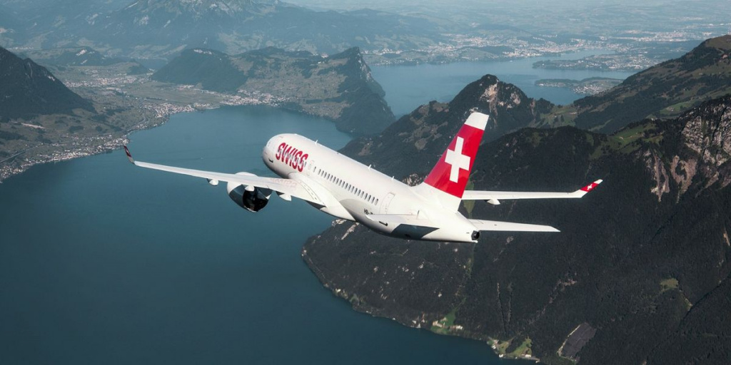 Літак компанії Swiss Air Lines