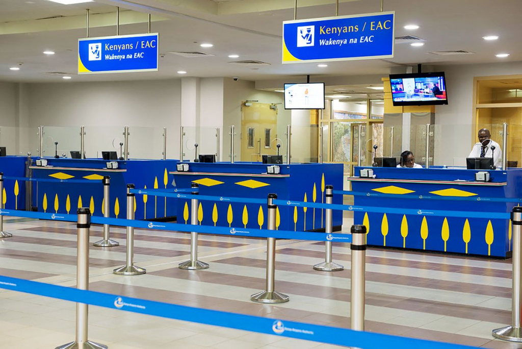 Стійки реєстрації в аеропорту Найробі