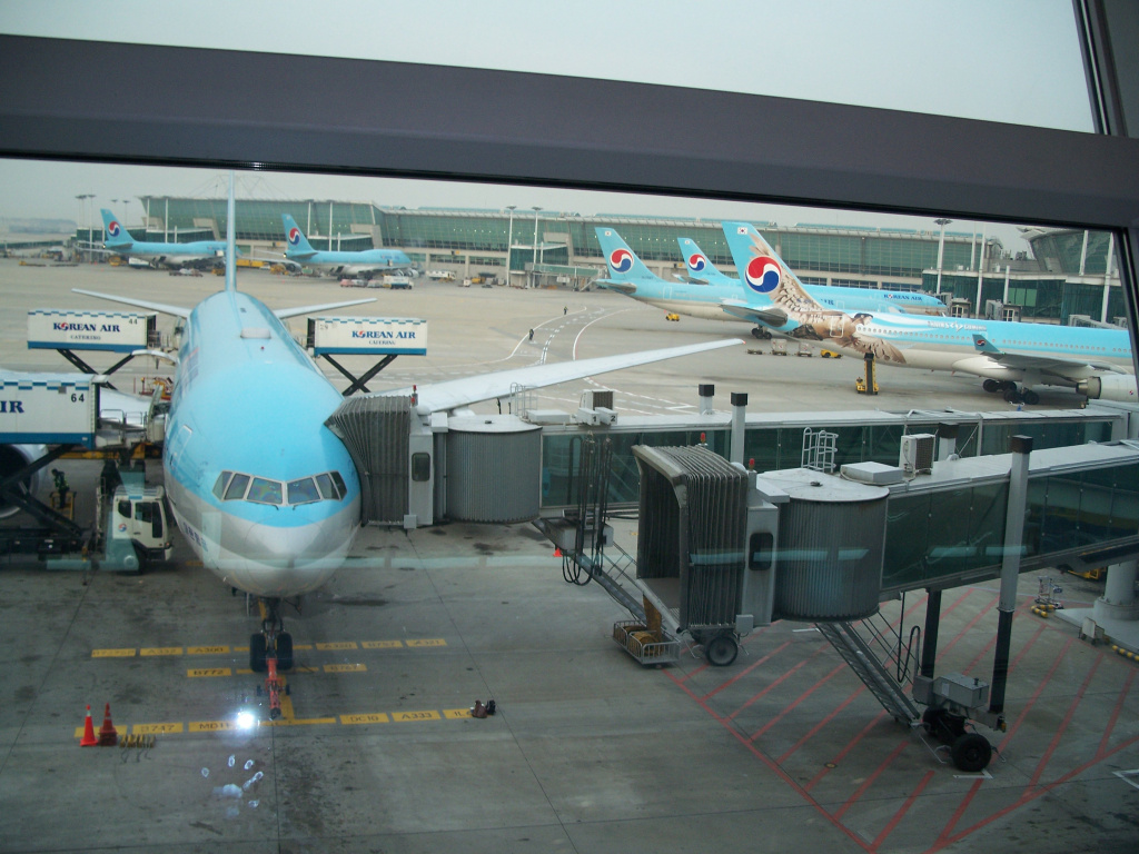Літаки корейських авіаліній в аеропорту Сеула
