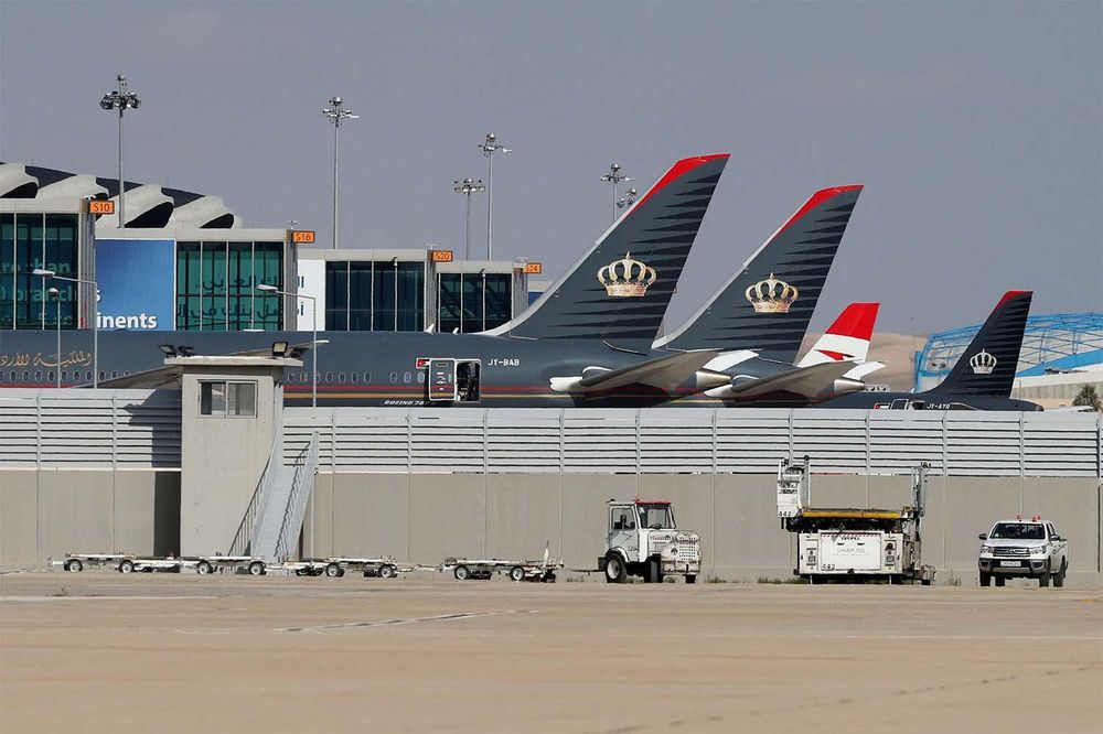 Літаки в аеропорту Амман