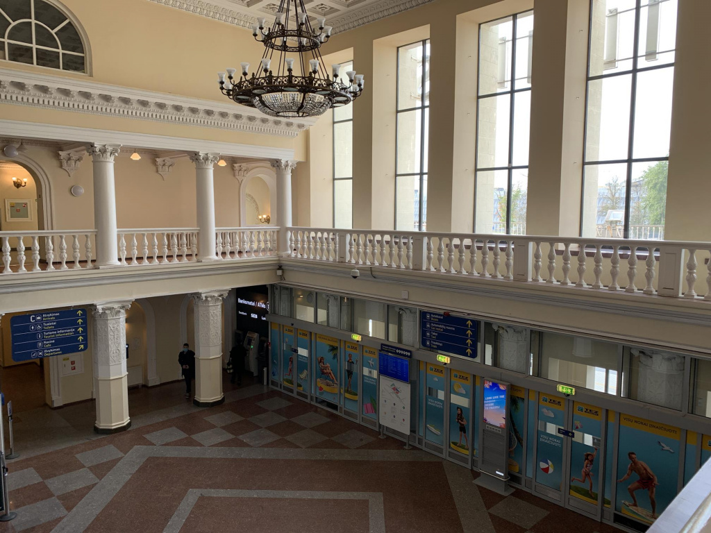 Історична зала аеропорту "Вільнюс"