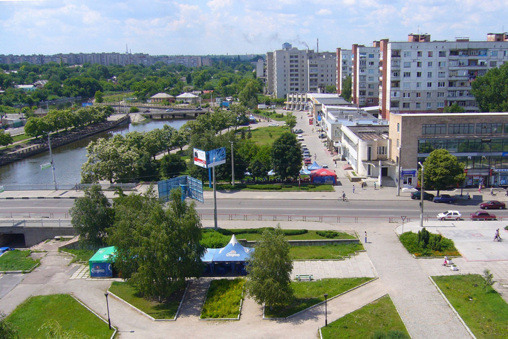 Центральна частина міста Кропивницький