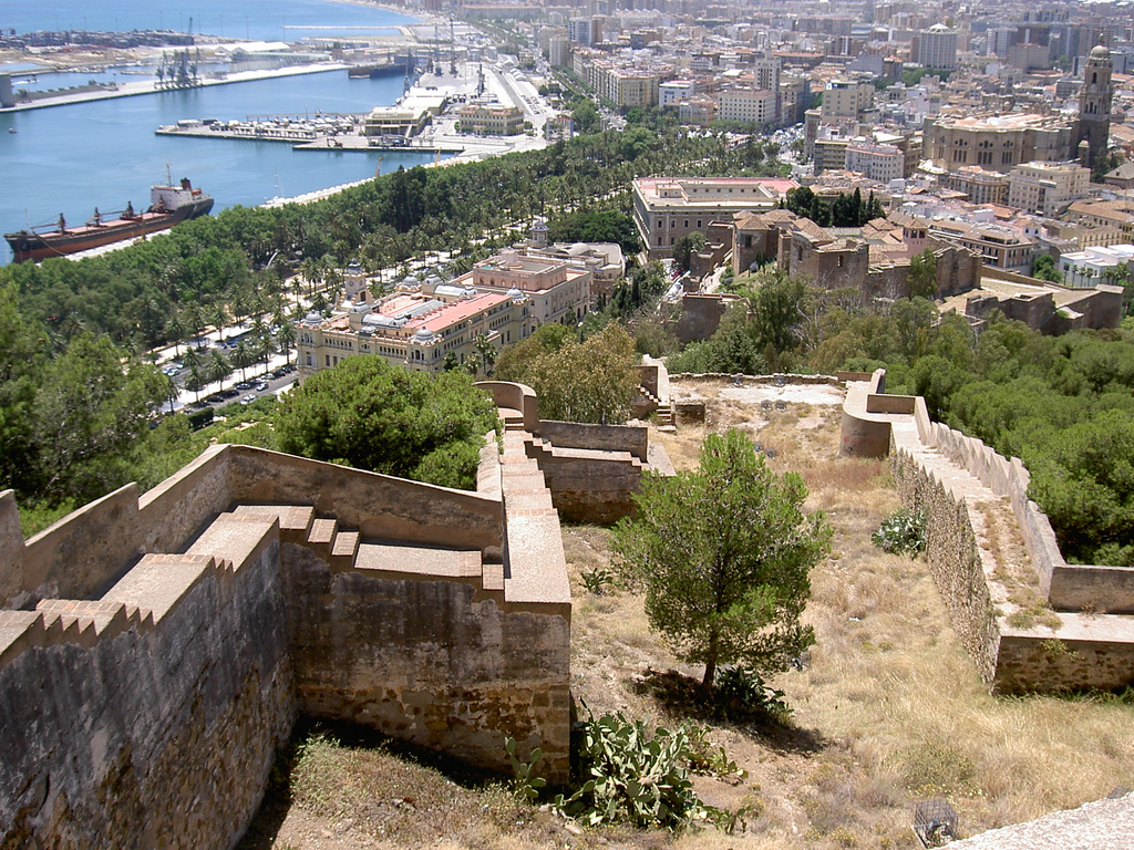 Руины замка Гибральфаро, Малага
