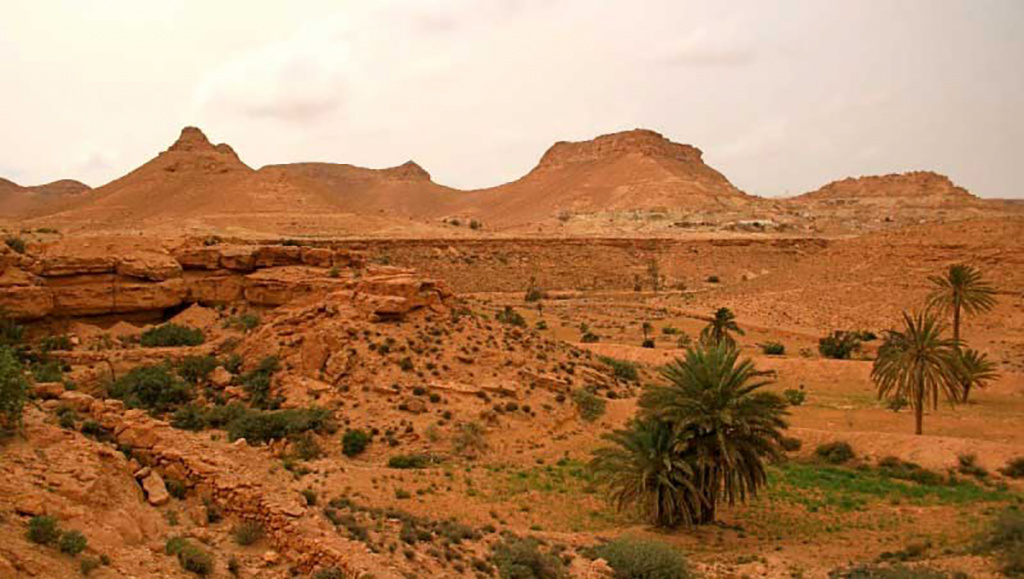 Пустельні краєвид Тунісу