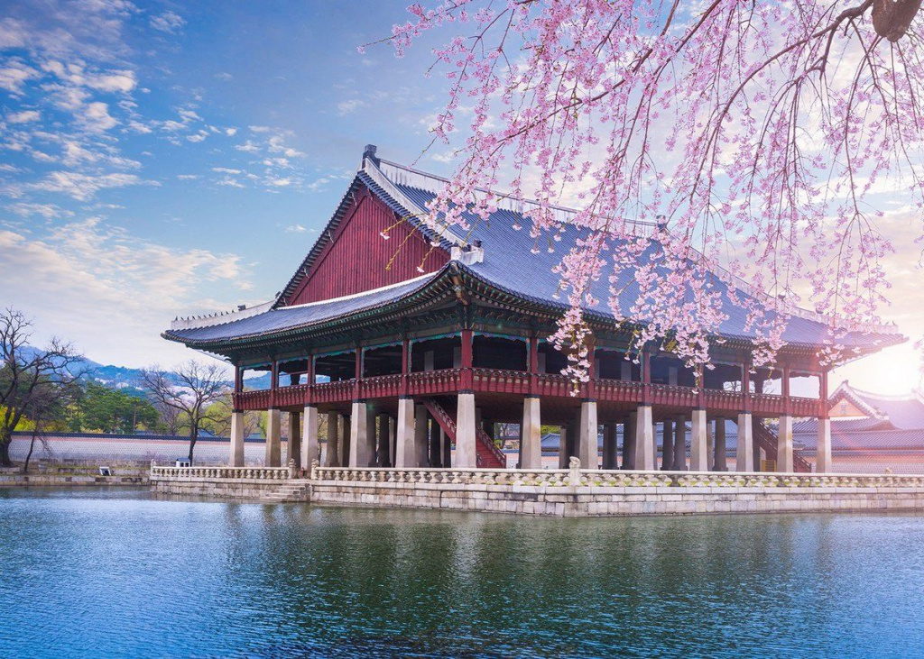 Храм на воде, Южная Корея