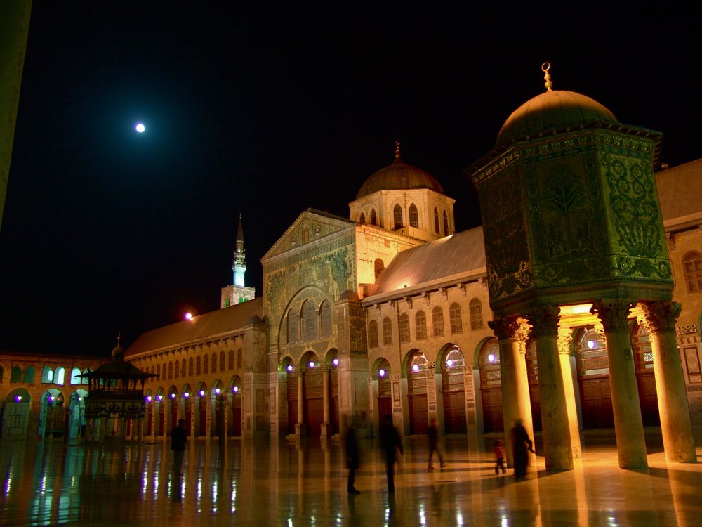 Мечеть Омейядів вночі