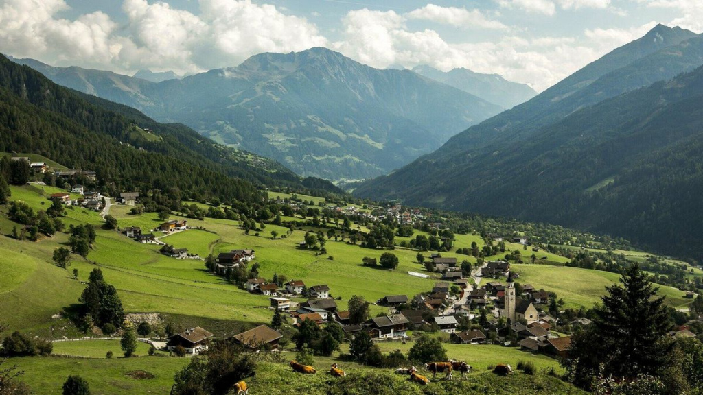 Альпійське поселення, Австрія