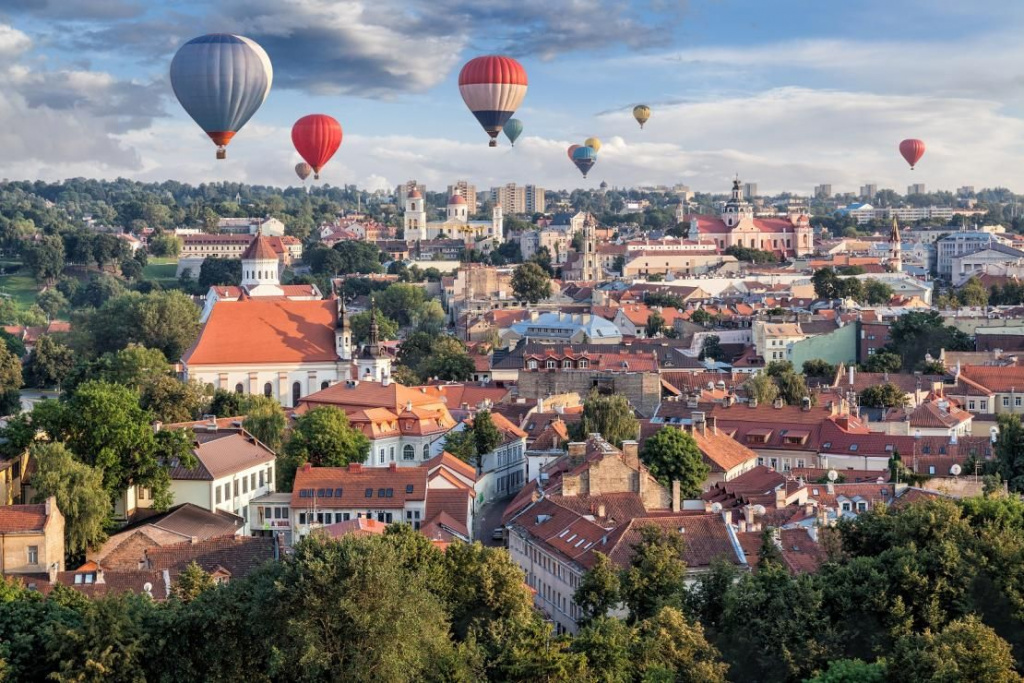 Фестиваль воздушных шаров в Литве