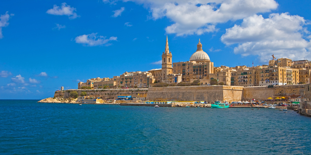 Набрежная Валлеты, столицы Мальты