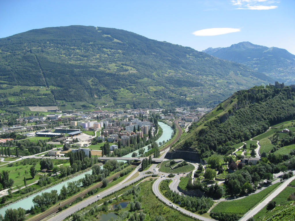 Долина Роні, Швейцарія