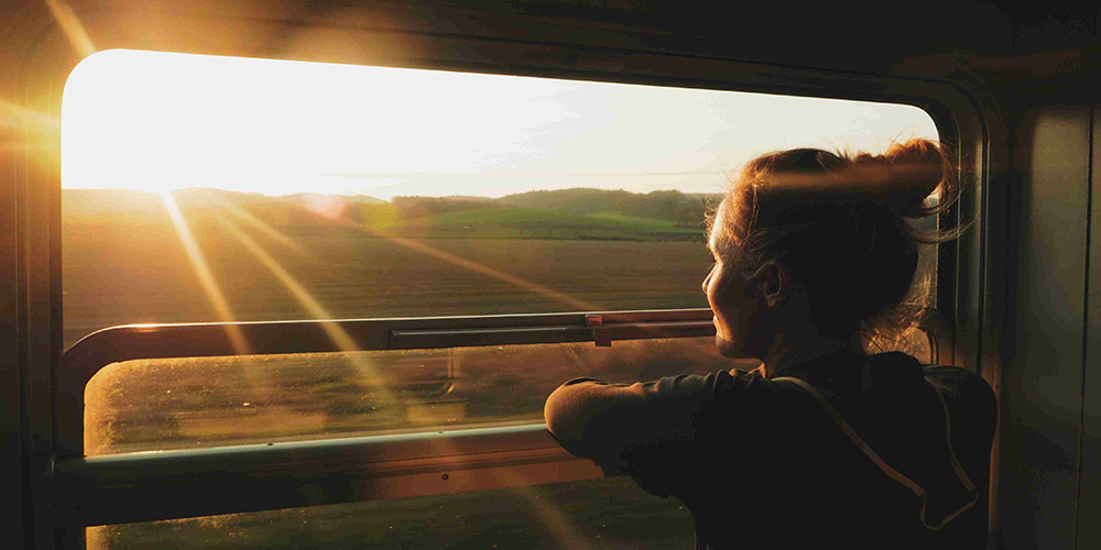 Вид з вікна поїзда
