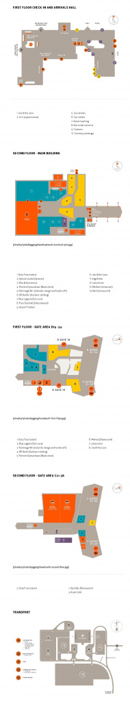 Карта Международного аэропорта Кеблавик